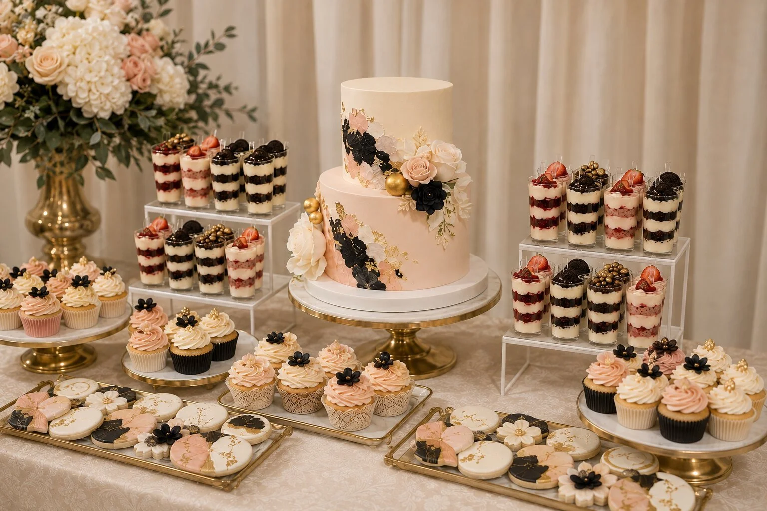 Dessert table spread