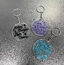 RIDING SHOTGUN KEYRING