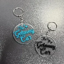 THE GETAWAY CAR SPARKLE KEYRING