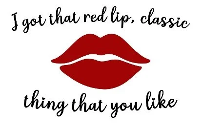 RED LIP CLASSIC MAKEUP BAG