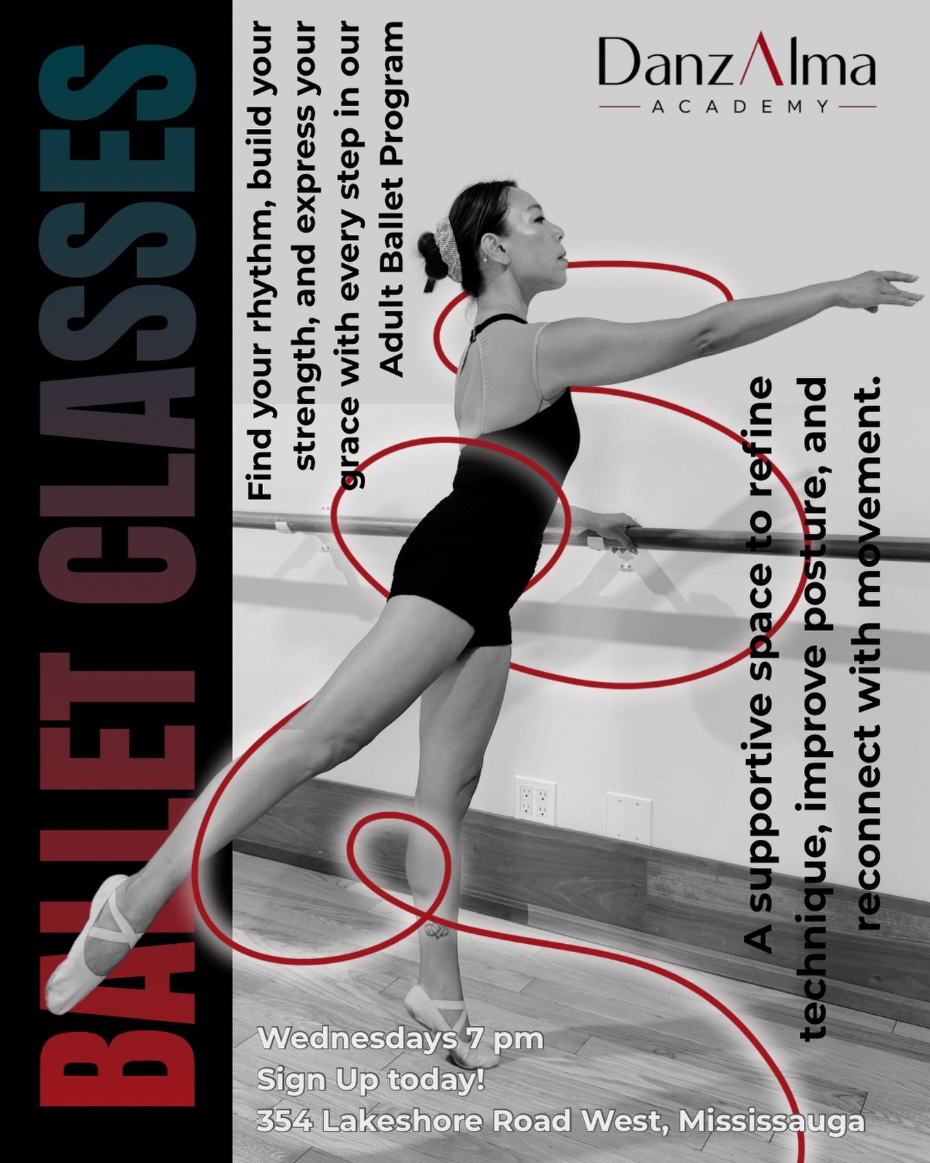 There&rsquo;s something magical about learning ballet as an adult: you get to show up exactly as you are and grow from there.
.
.
.
#adultballet #mississauga #portcredit #dancelife #balletclass