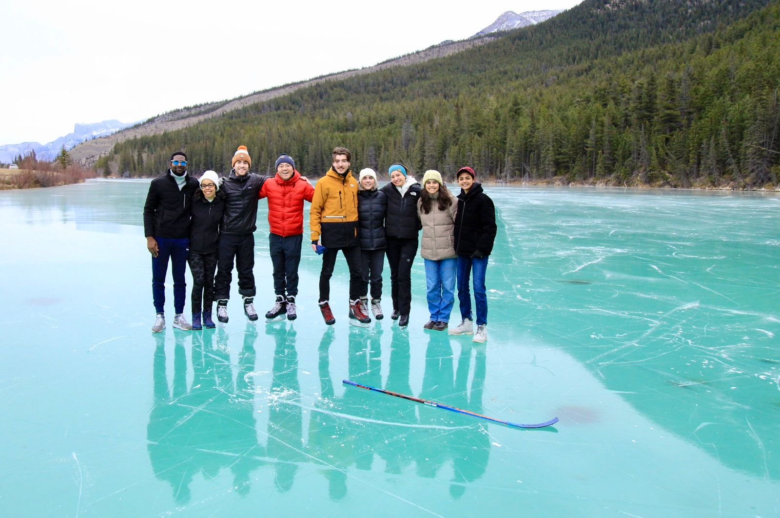 PhD group at Jasper, AB, Canada