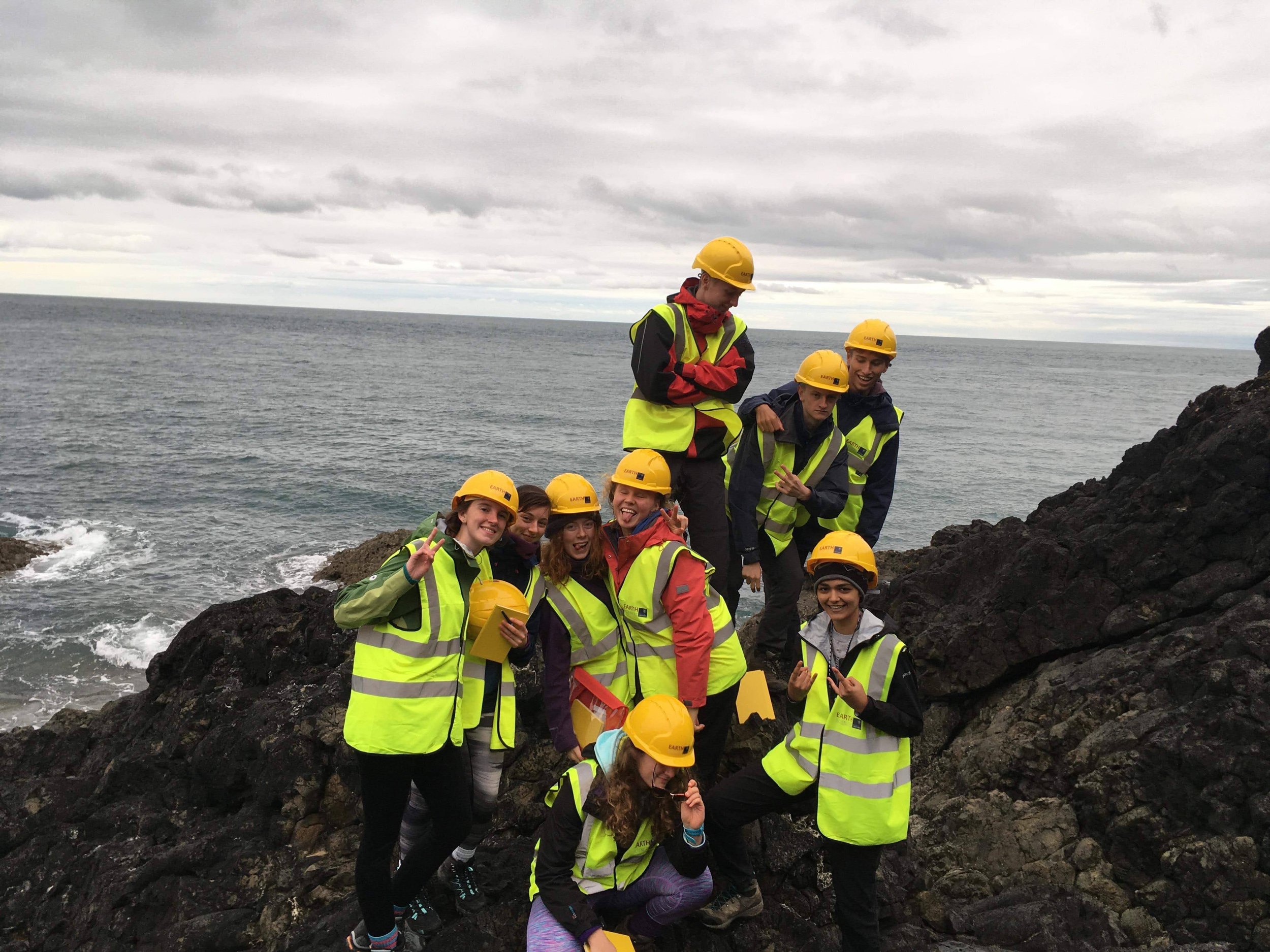 1st year trip to Pembrokeshire, Wales, with Oxford Earth Sci