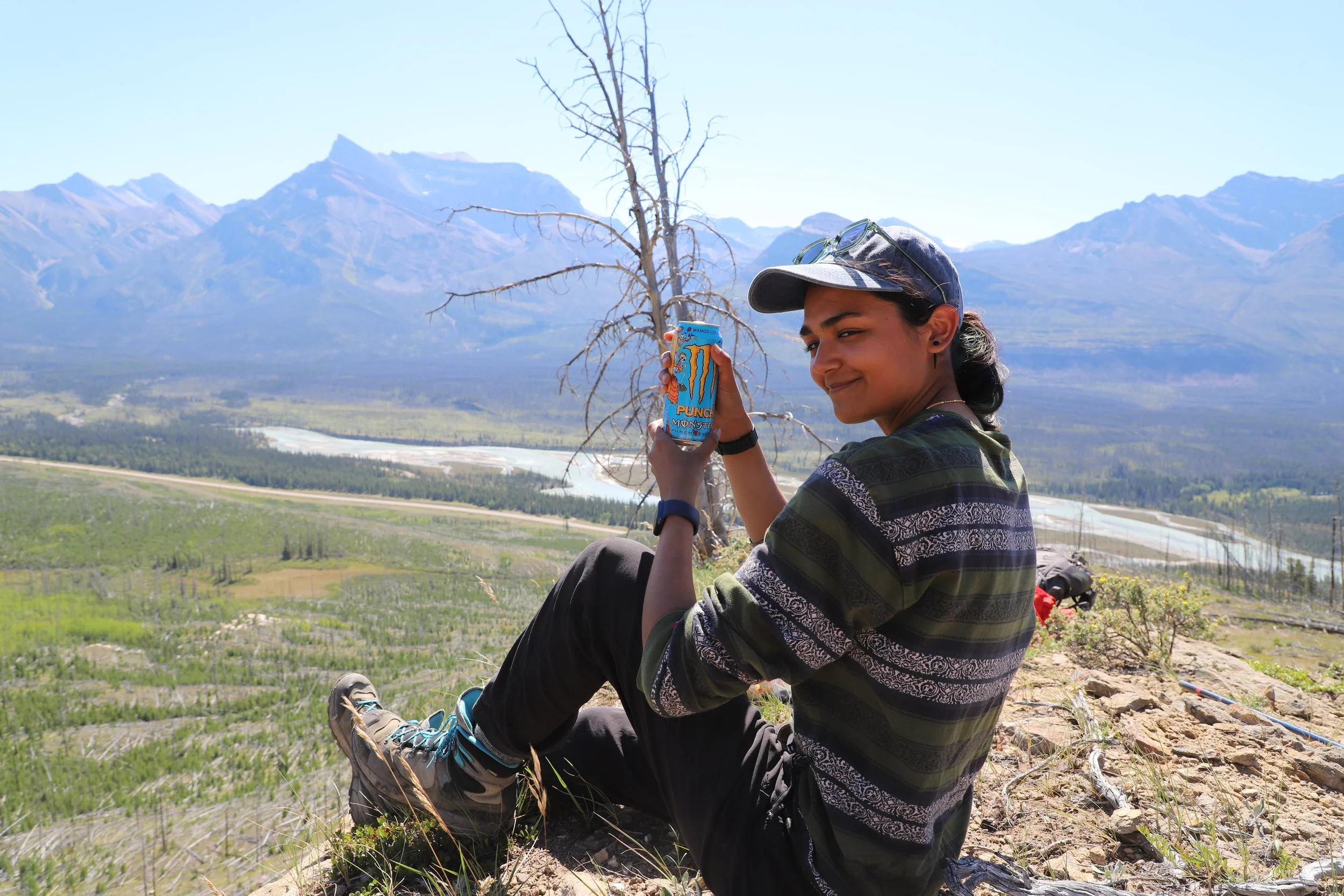 Fieldwork at the Mount Whyte Fm in Nordegg, AB