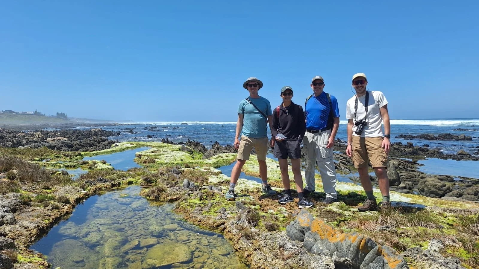 Microbialite (SSLIME) pools of South African coast with Professor Gavin Rishworth