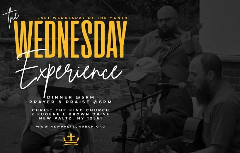 Join us tonight for our Monthly Prayer &amp; Praise Service, part of this fall&rsquo;s Wednesday Experience Series for all ages!

The Wednesday Experience is all about creating space to encounter God together as a parish family. Each week we share a 