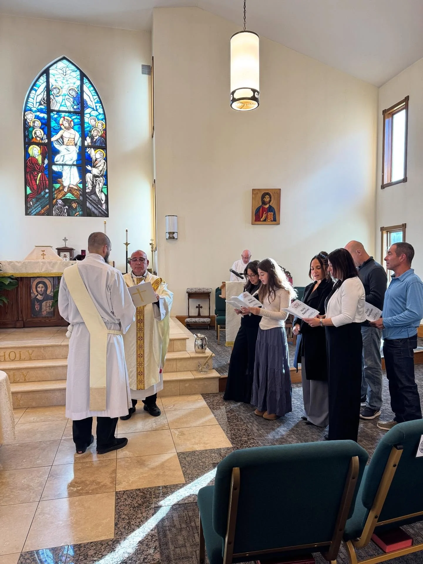 This past Sunday, we were truly blessed with the wonderful opportunity to celebrate the incredible work that God is doing within our church family as we took part in the baptism of Sydney!

Go therefore and make disciples of all nations, baptizing th