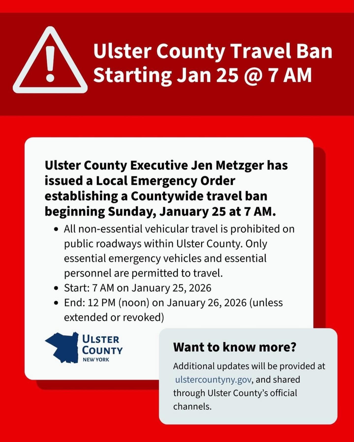 !!Sunday 1/25 Mass Cancelled!!

Due to Ulster County&rsquo;s weather-based travel restrictions for Sunday, 1/25, Mass at Christ the King Church will be cancelled tomorrow.  Stay safe and warm!