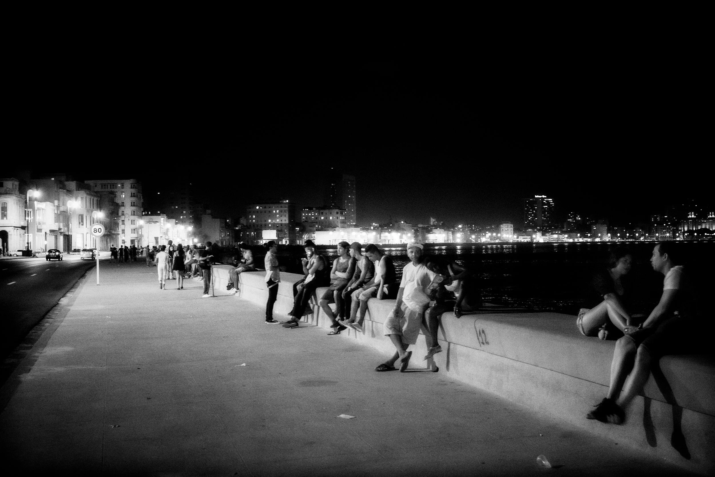 Late Night on the Malecón