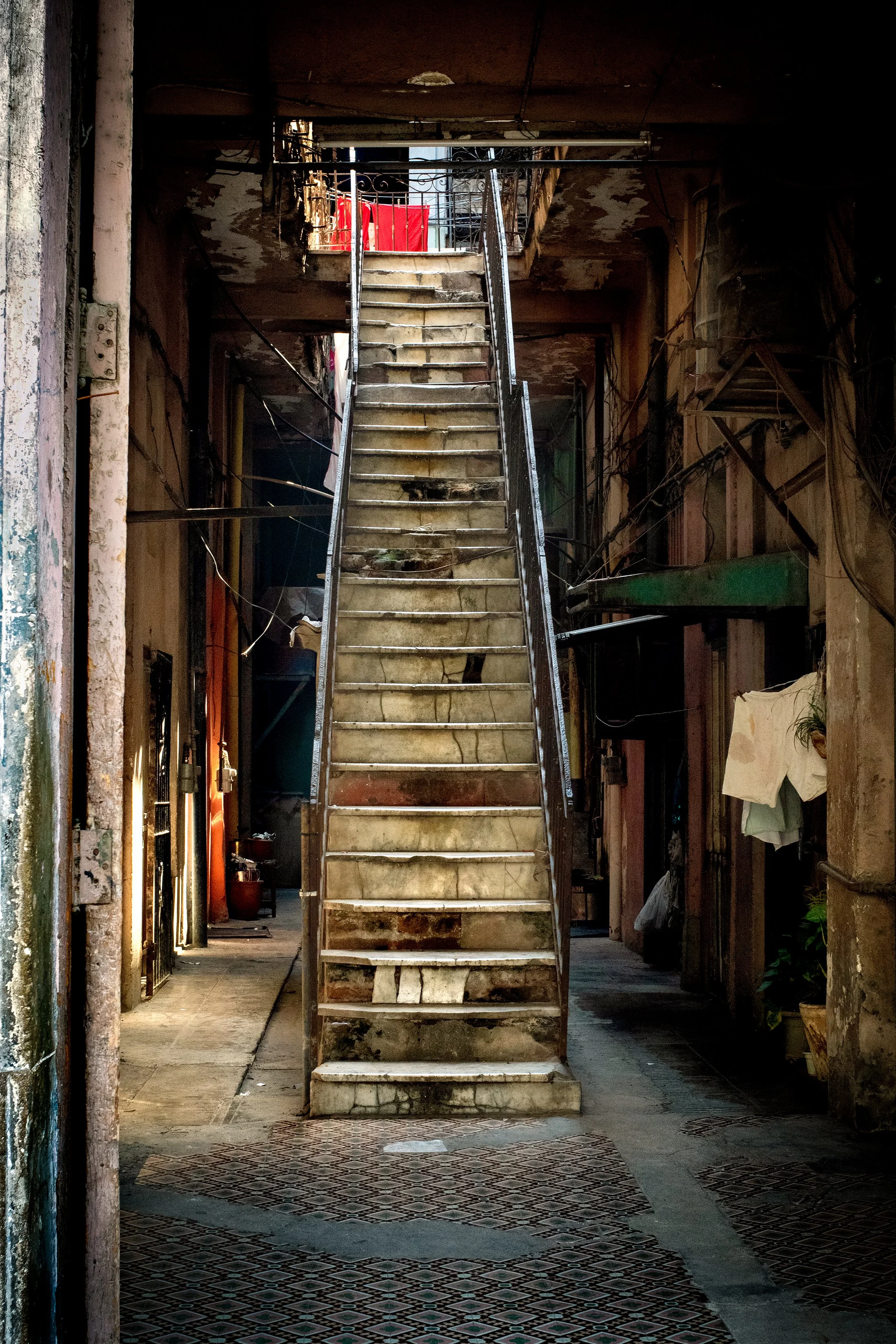 A Stairway in La Habana