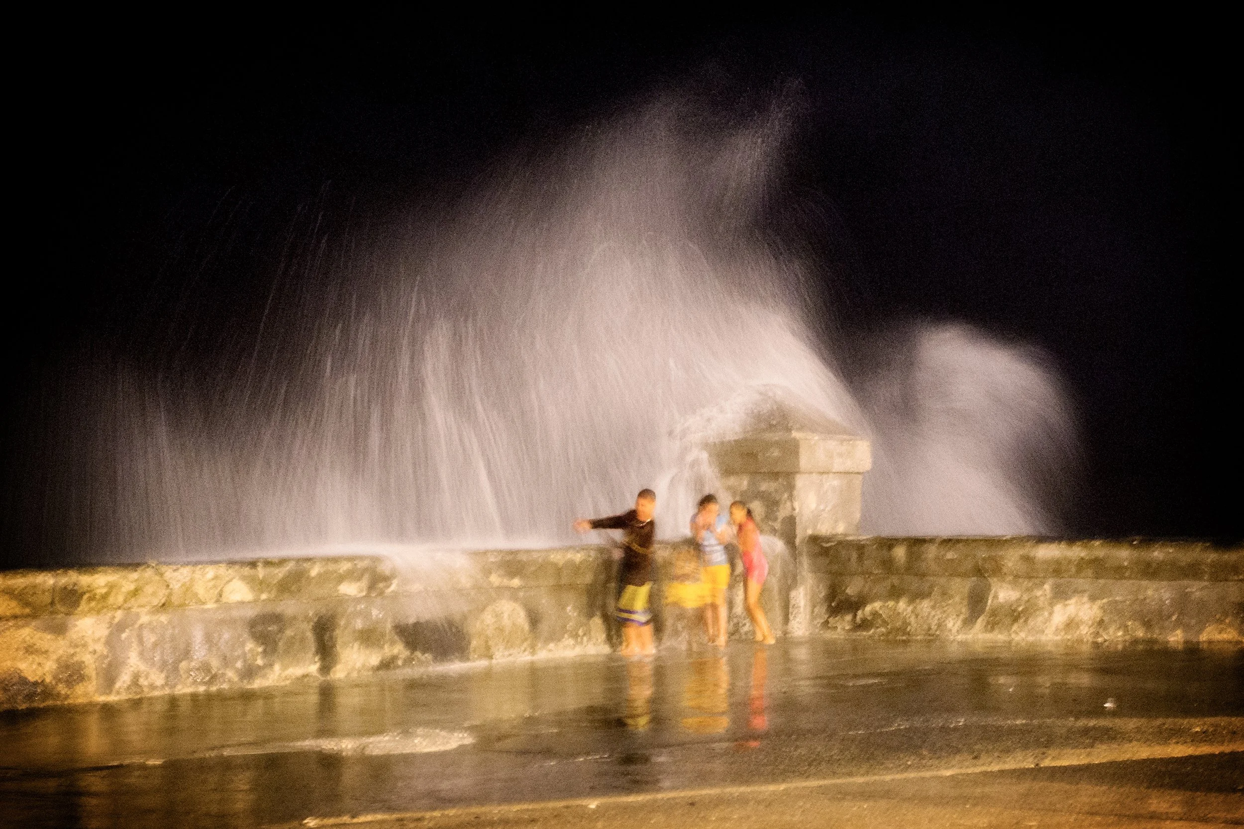 The Water Dance on the Malecón