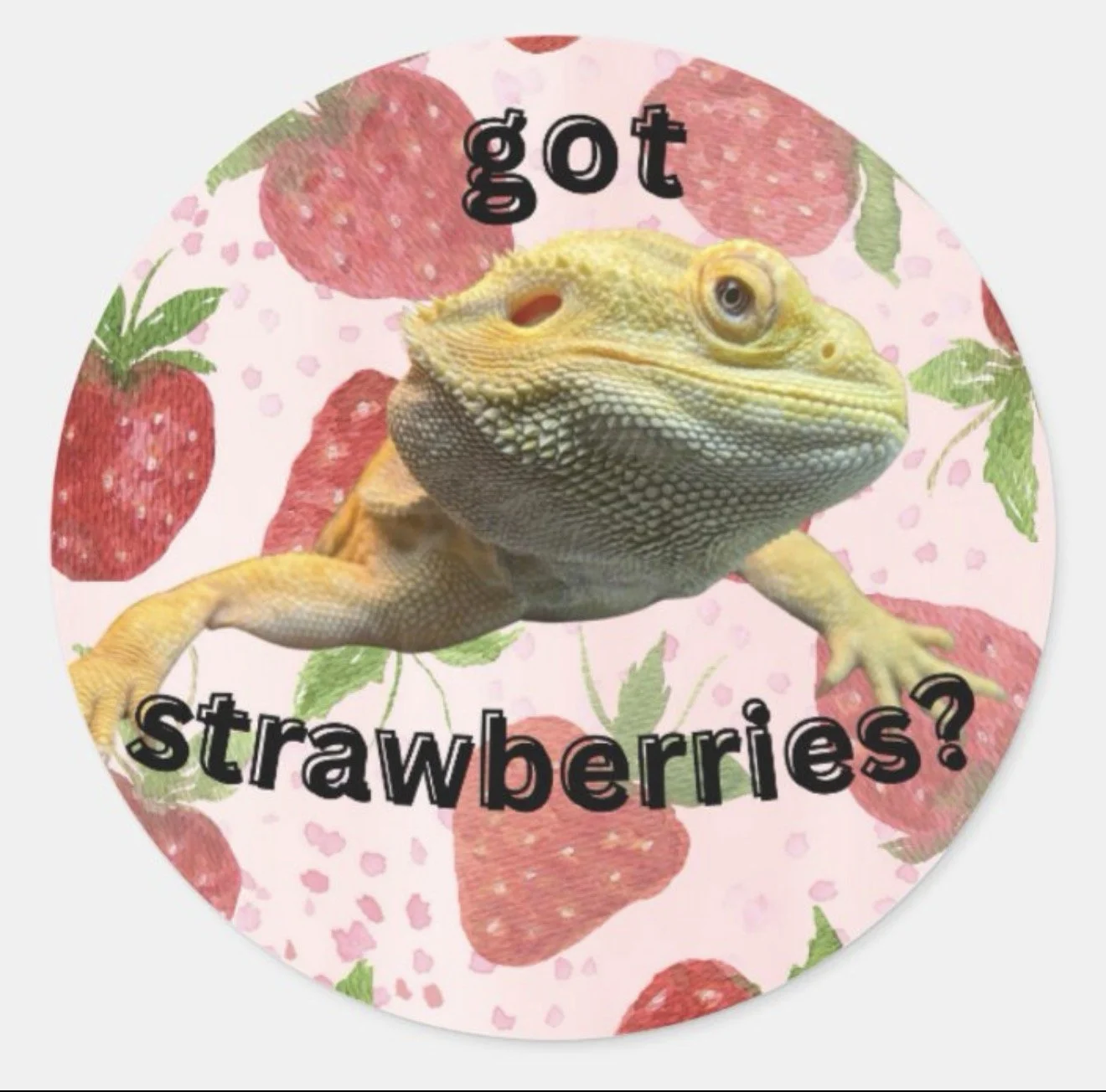 Got strawberries? Sticker