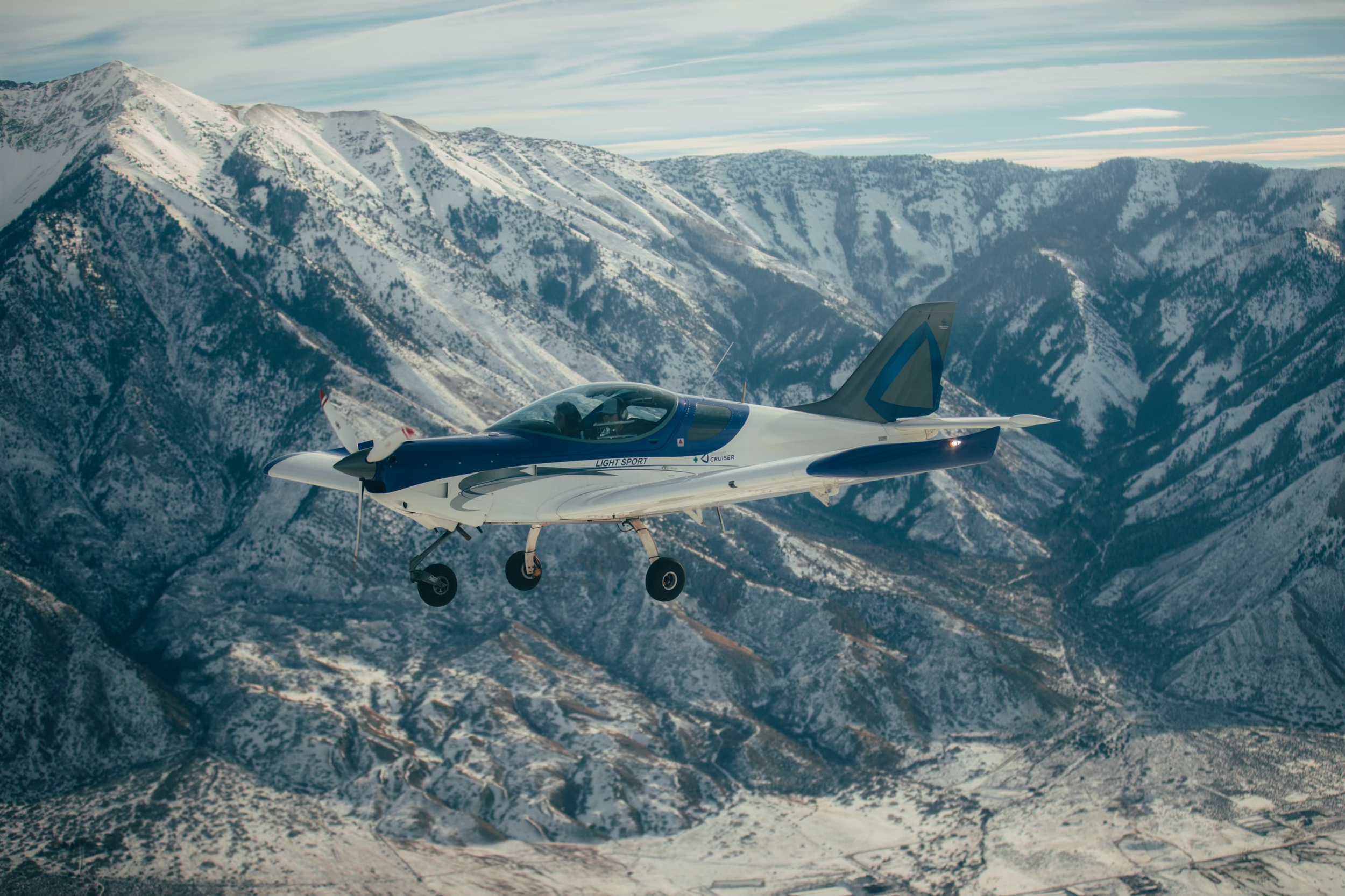 Cruiser over the Wasatch Mountains