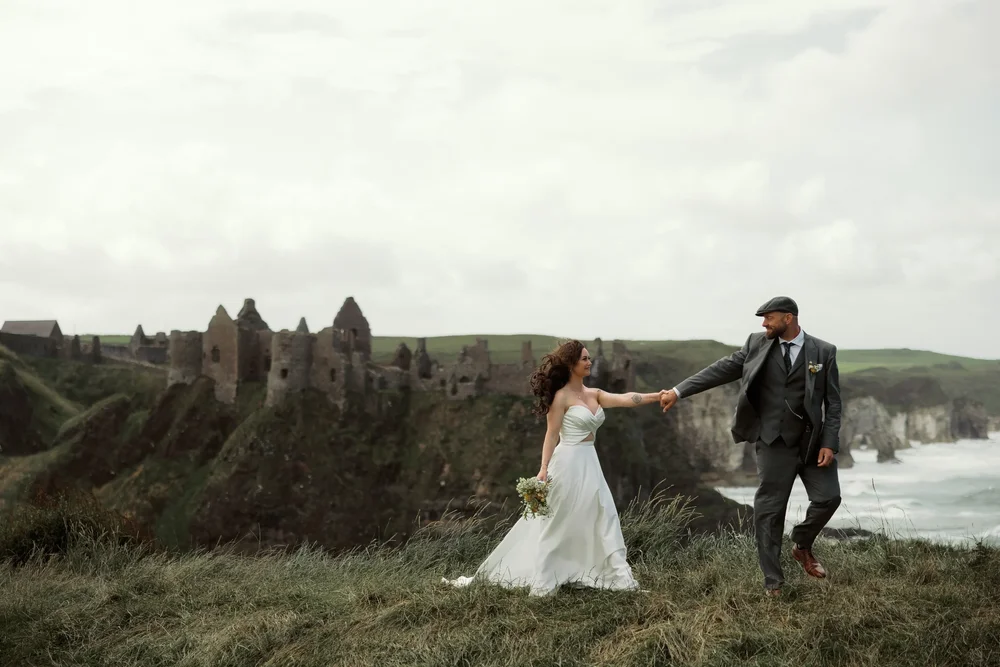 Michelle and Bradley at Dunluce Castle