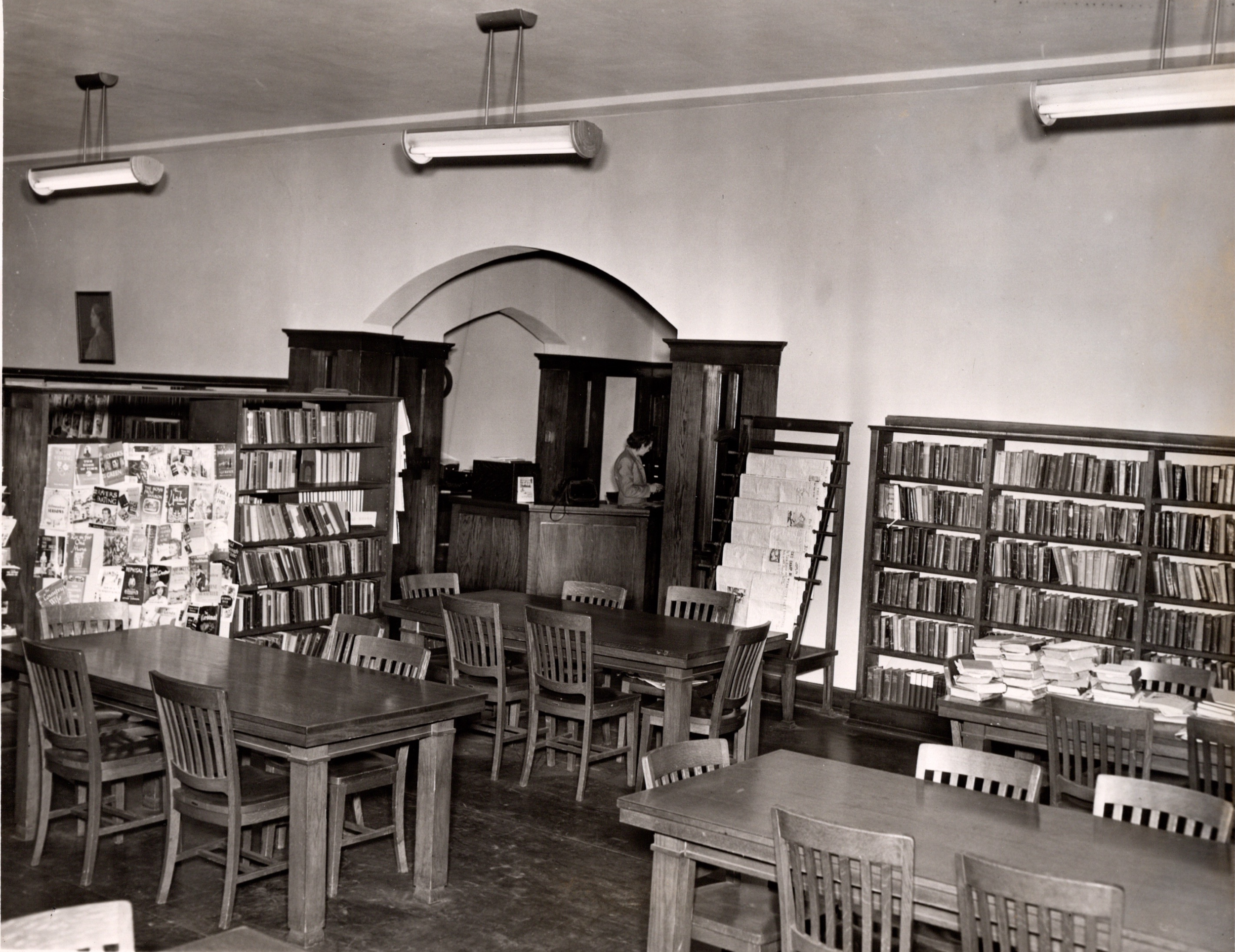 Reading room as it looked in 1951.