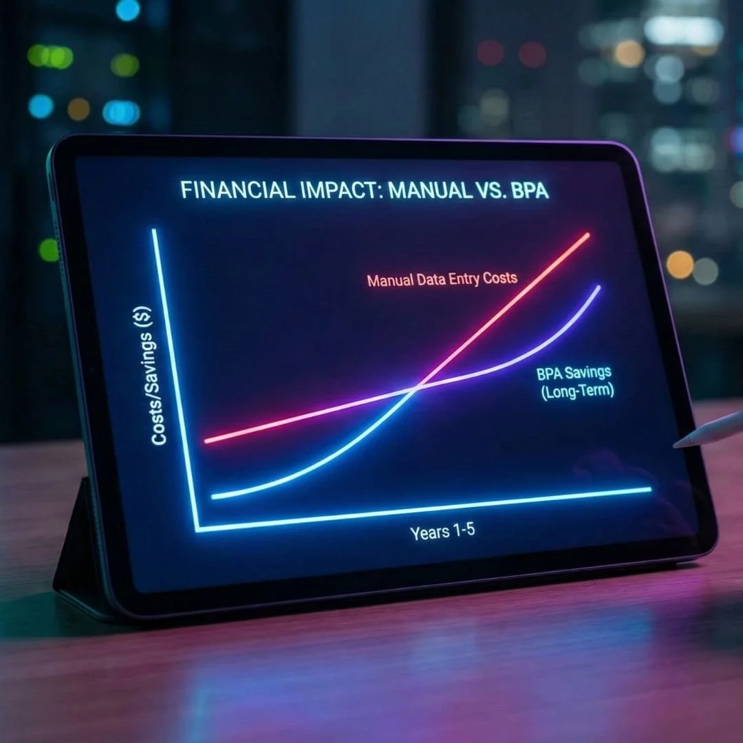 El costo real de la entrada manual de datos y cómo aumentar la rentabilidad con una solución de RPA