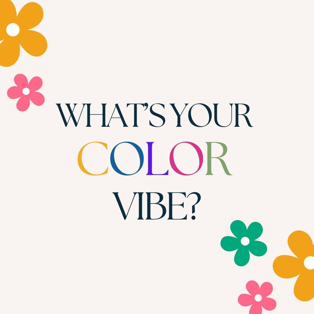 Choosing the right colors for your business can make a big difference in how customers perceive your brand! Make sure to pick colors that reflect your brand personality and evoke the emotions you want your audience to feel. What's your color vibe? #B