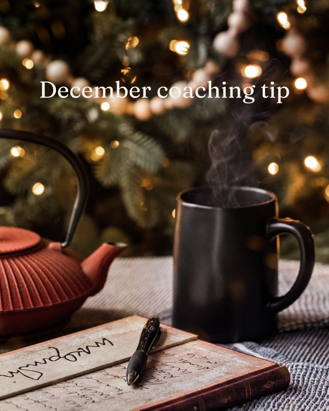 A little coaching tip for this time of year: you don&rsquo;t have to finish the year strong&hellip; you just have to finish it true to yourself.

Quiet progress still counts. Rest counts. Listening to your own energy counts.

#coachingtip #mindsetcoa