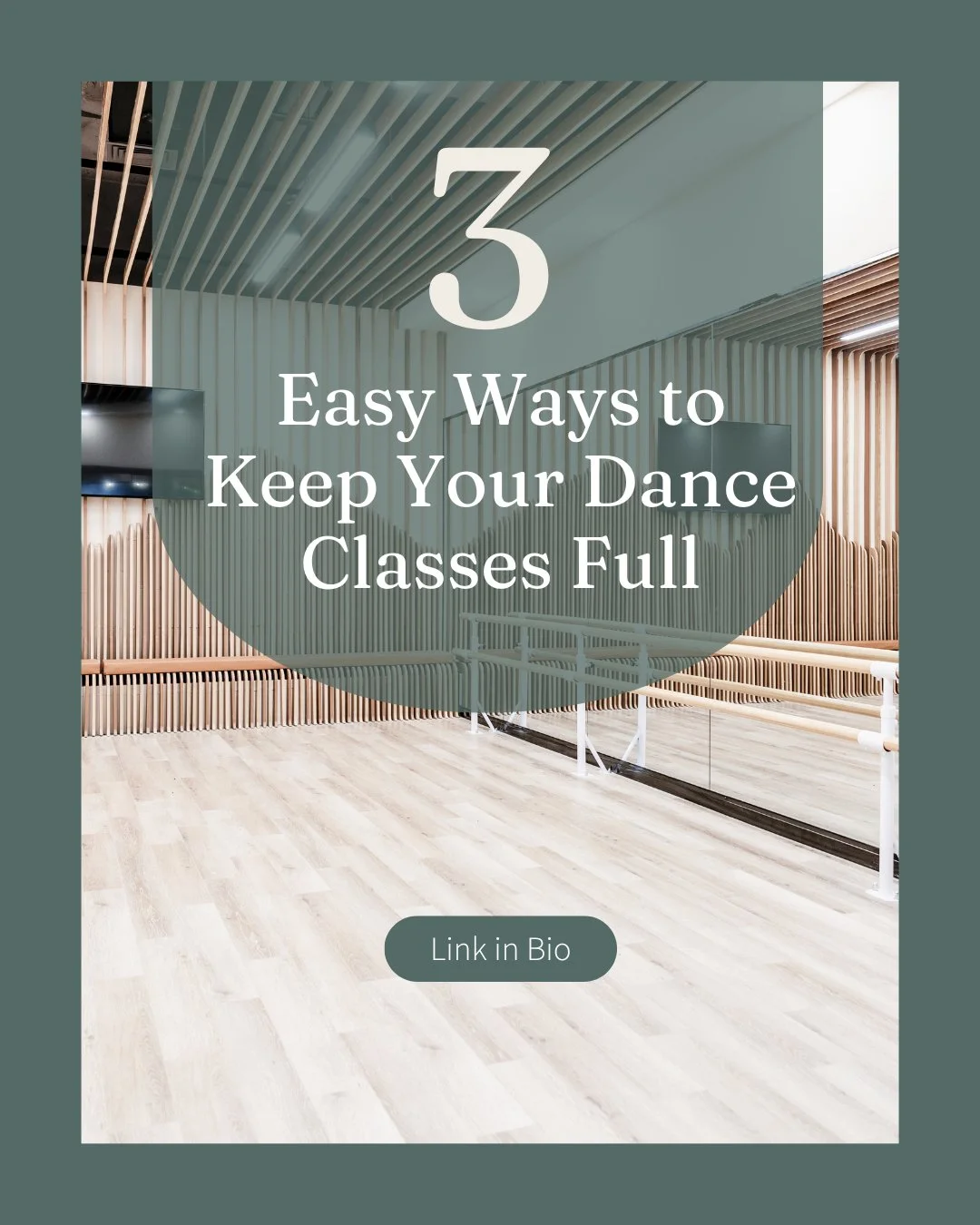If you&rsquo;re a dance studio owner who loves teaching but feels tired of constantly marketing, this is for you.

Here are 3 easy ways to keep your dance classes full without posting every day, running discounts, or burning yourself out.

These are 