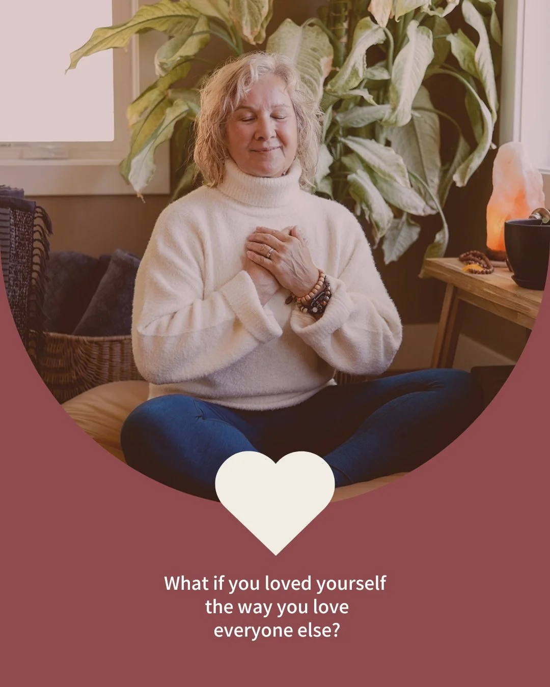 This Valentine's Day, here's your reminder:

The most important relationship you'll ever have is the one with yourself.

Not the version of you that has it all figured out.

Not the version that's thinner, more successful, or less tired.

The one who