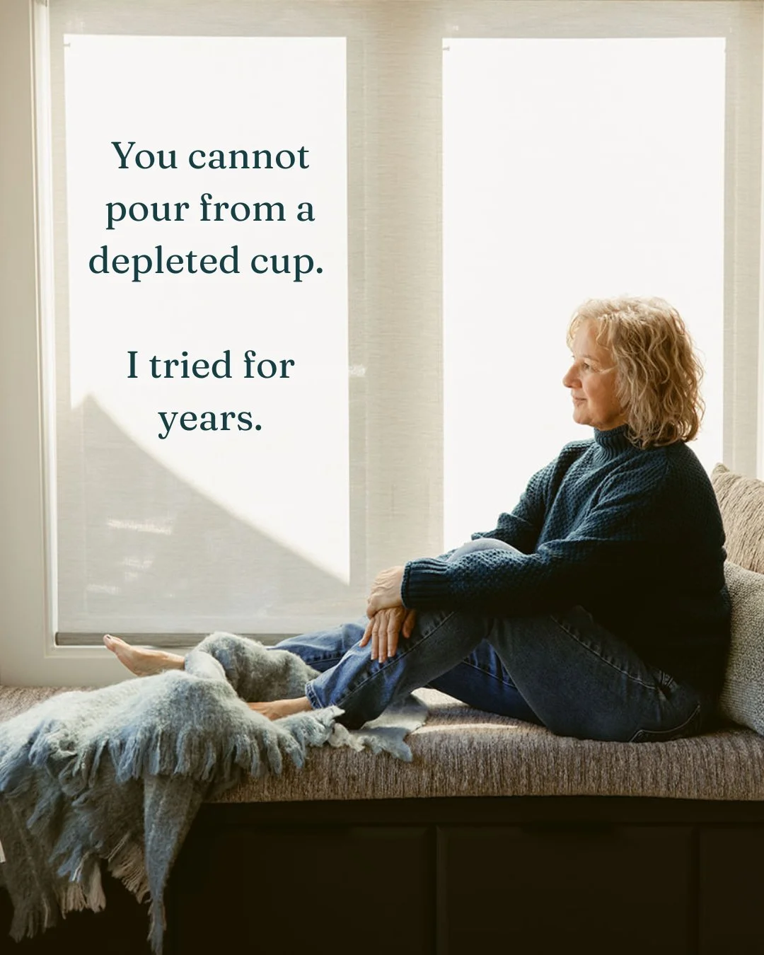 By my late forties, my body had started sending me messages I couldn't ignore.

Exhausted in a way that sleep didn't fix. Run down. Eventually sick.

I had poured myself into my children, my marriage, my dance studio, and caring for my aging and aili