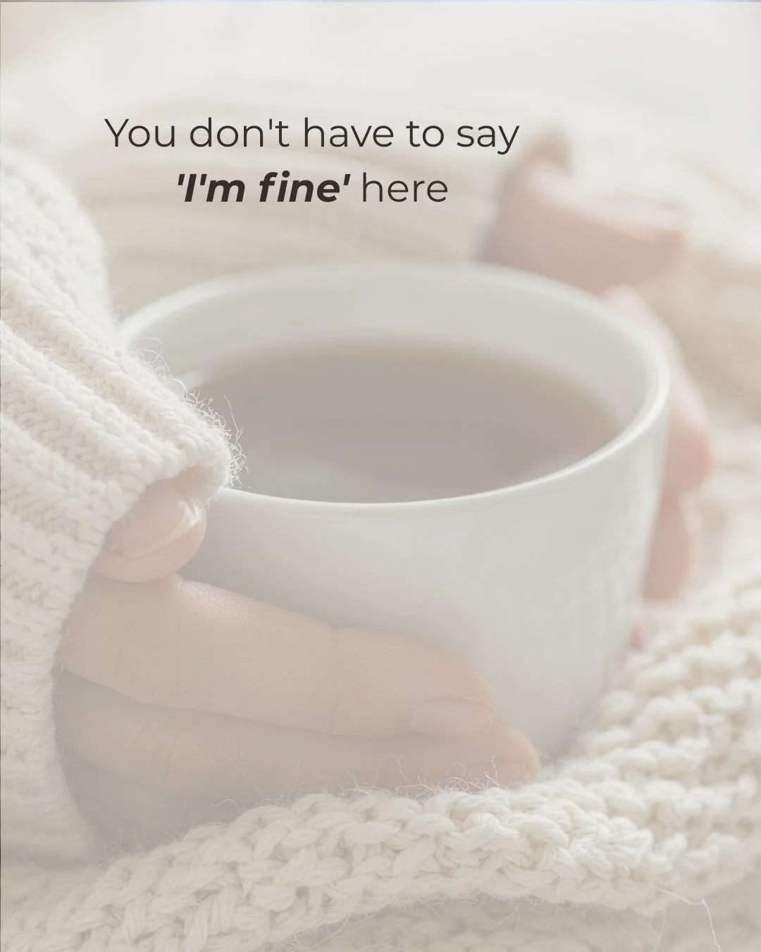 Whatever you're carrying right now, you don't have to carry it alone.

I want to ask you something, and I want you to answer honestly.

What's the heaviest thing you're carrying right now?

Not the version you'd say at a dinner party. Not the "I