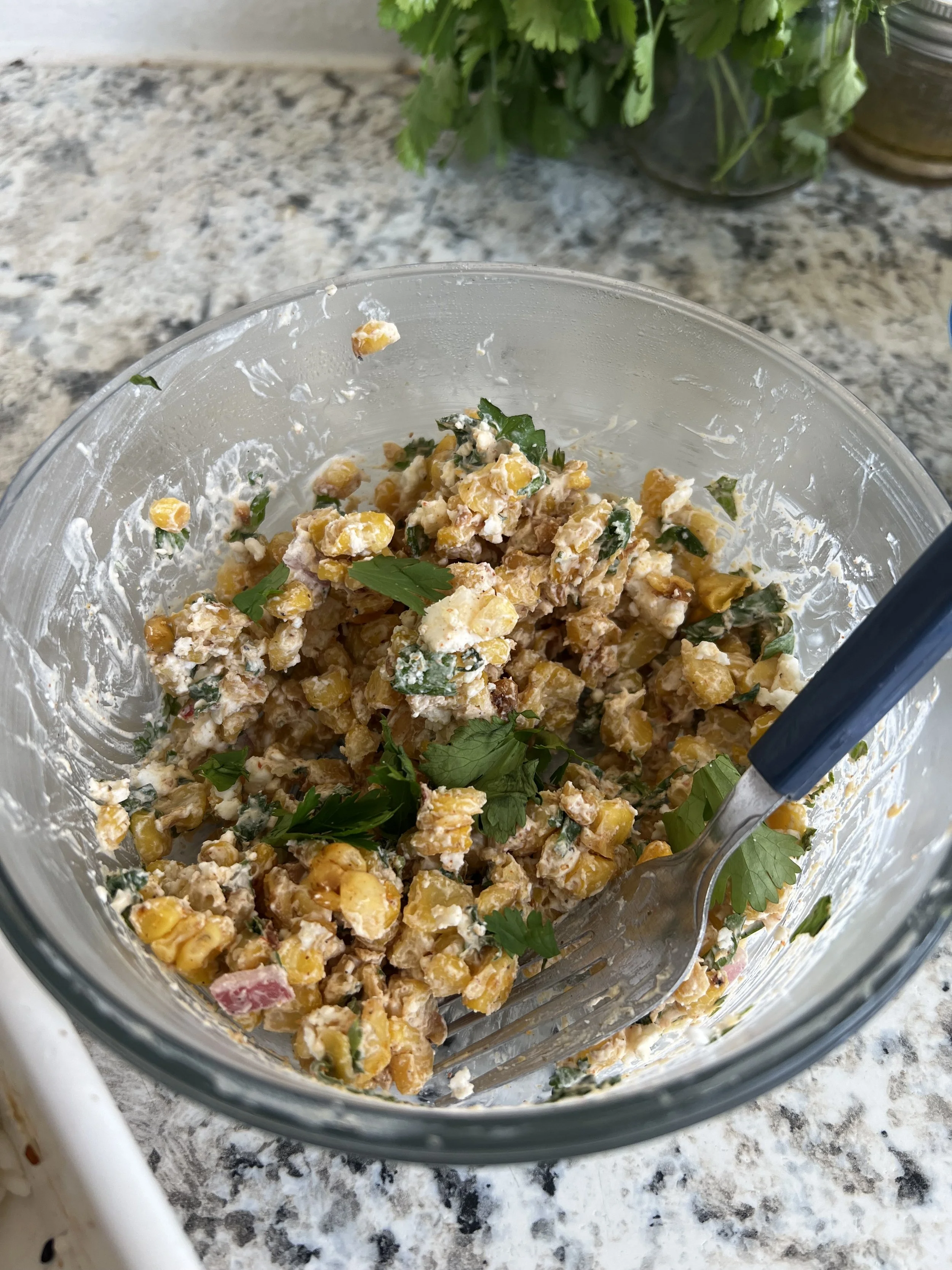 Mexican Corn (Elote) Salad