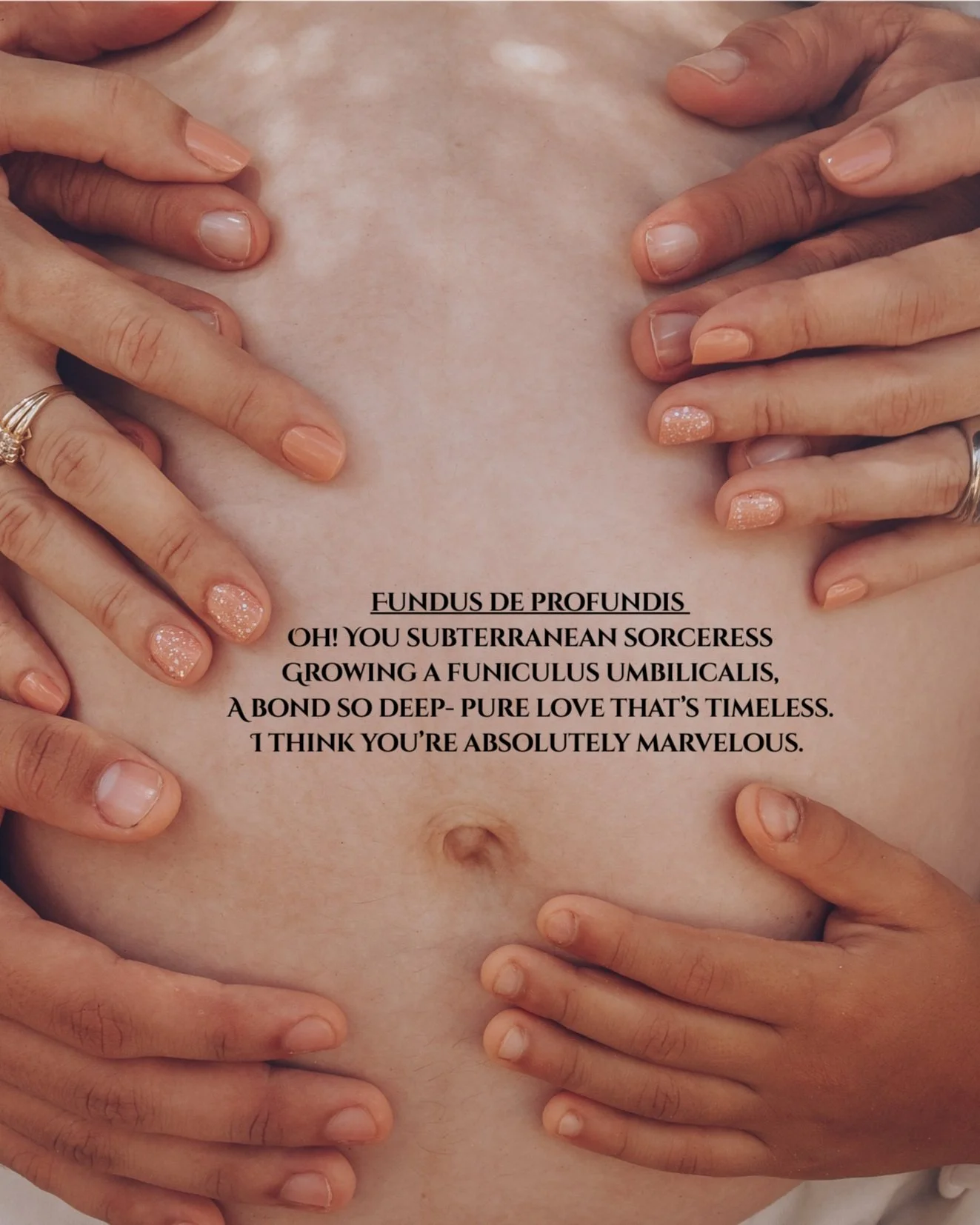 Poem about pregnant woman growing a baby.