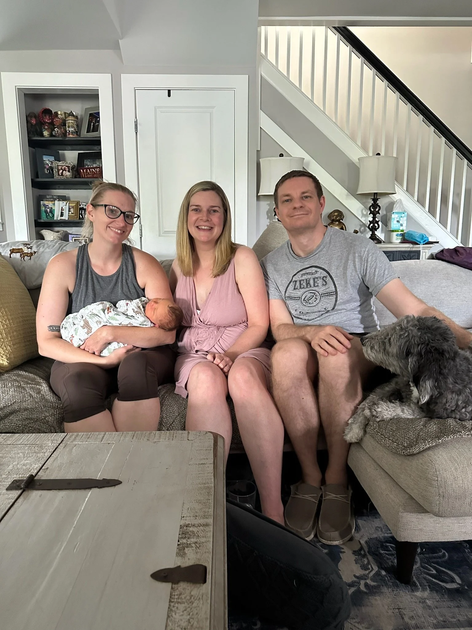 A Happy Postpartum visit after a successful HypnoBirth!