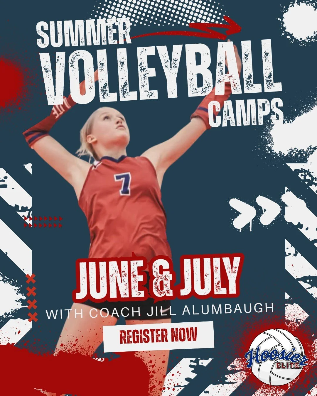 Hoosier Elite Summer Camps

Train with Coach Alumbaugh
&bull; 30+ years experience
&bull; Former Division I athlete

Skill-focused training for:
3rd&ndash;6th grade and 7th&ndash;high school

$140 for all 4 days

High level coaching. Competitive envi