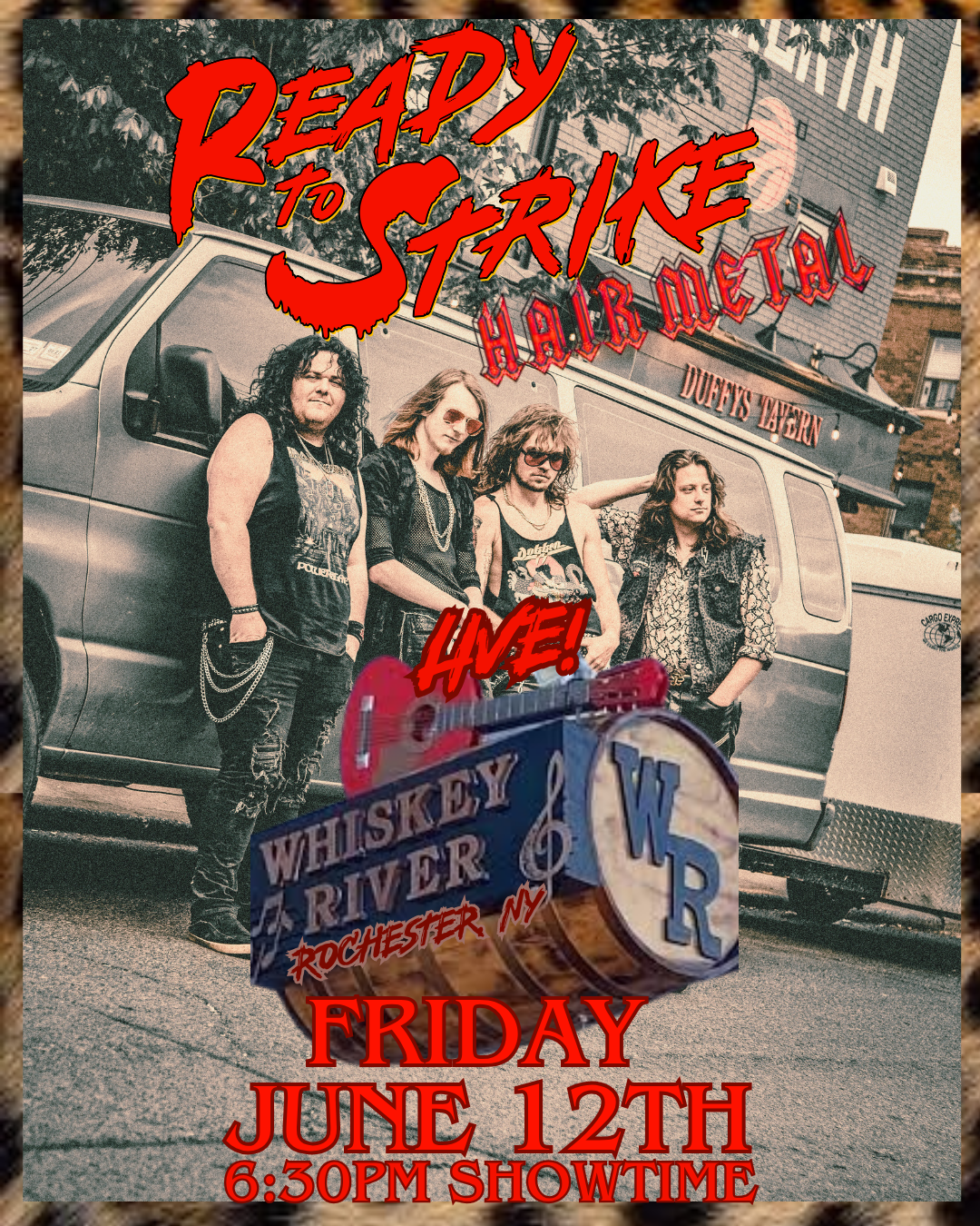 READY TO STRIKE DEBUT SHOW @ WHISKEY RIVER!