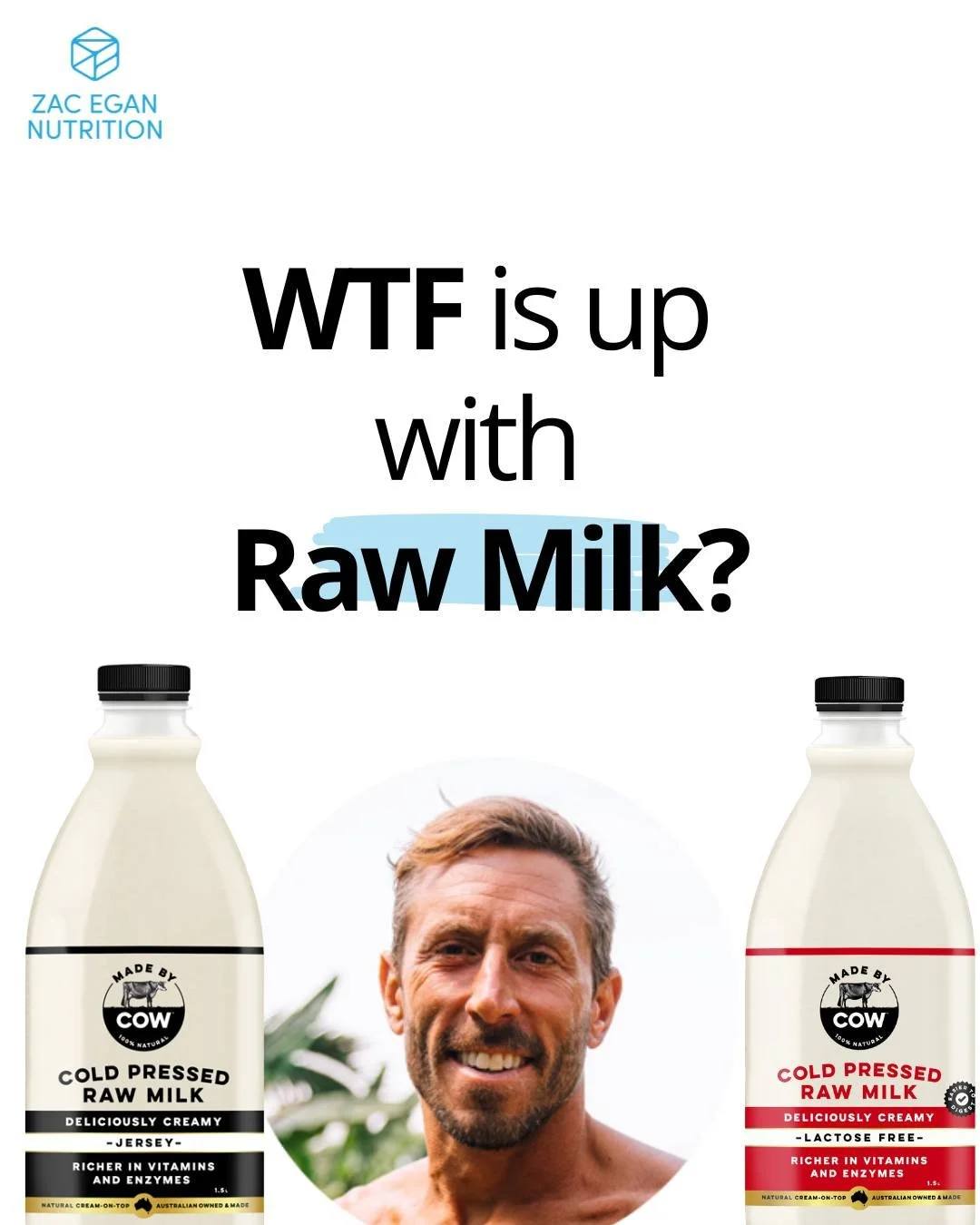 WTF is up with raw milk? 🥛🤔

If you&rsquo;ve seen yet another influencer claiming that raw milk can cure cancer and found yourself wondering whether you should jump on the trend &mdash; you&rsquo;ve come to the right place.

(Also&hellip; you shoul