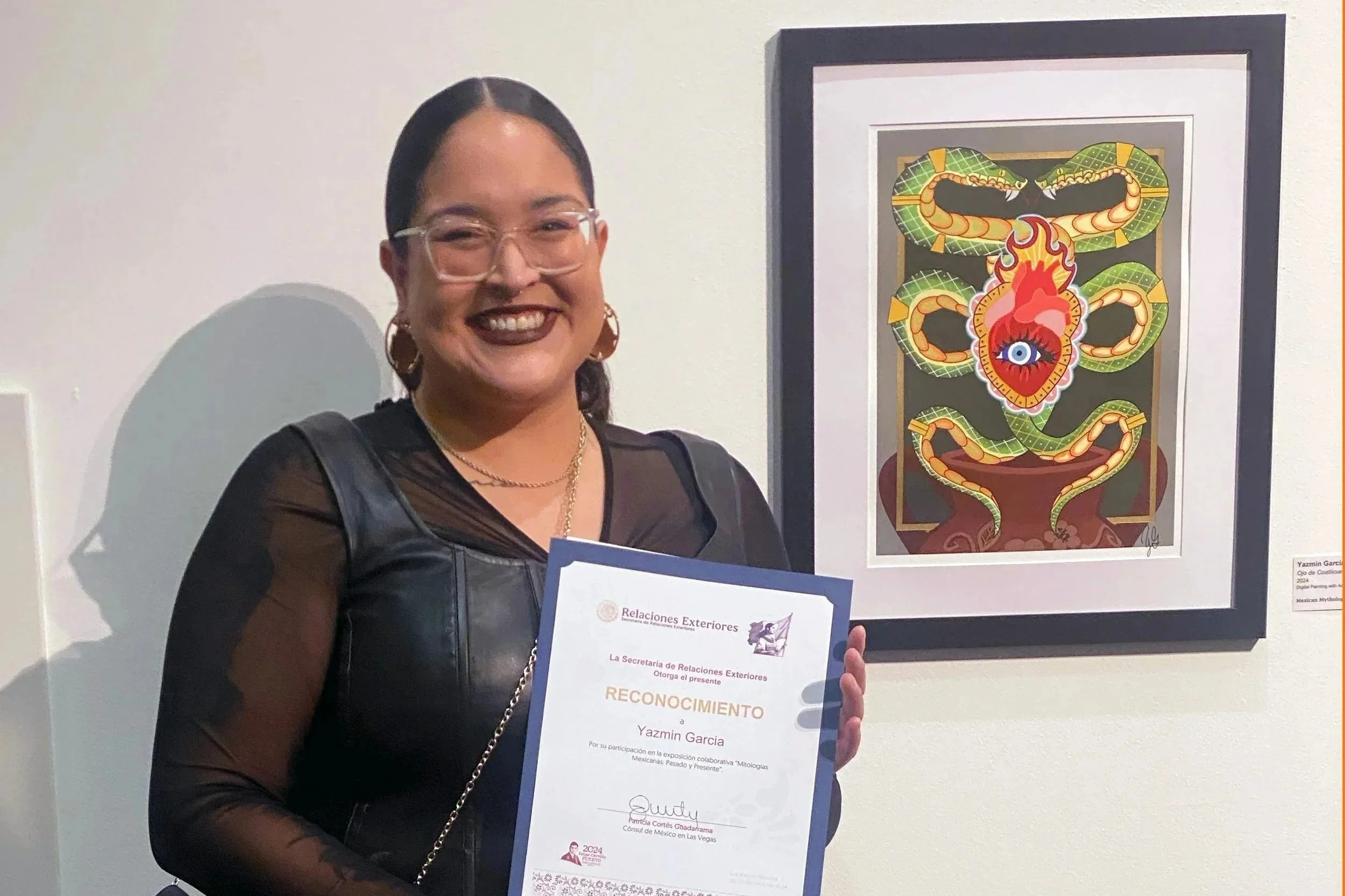 My First Exhibition: Ojo de Coatlicue