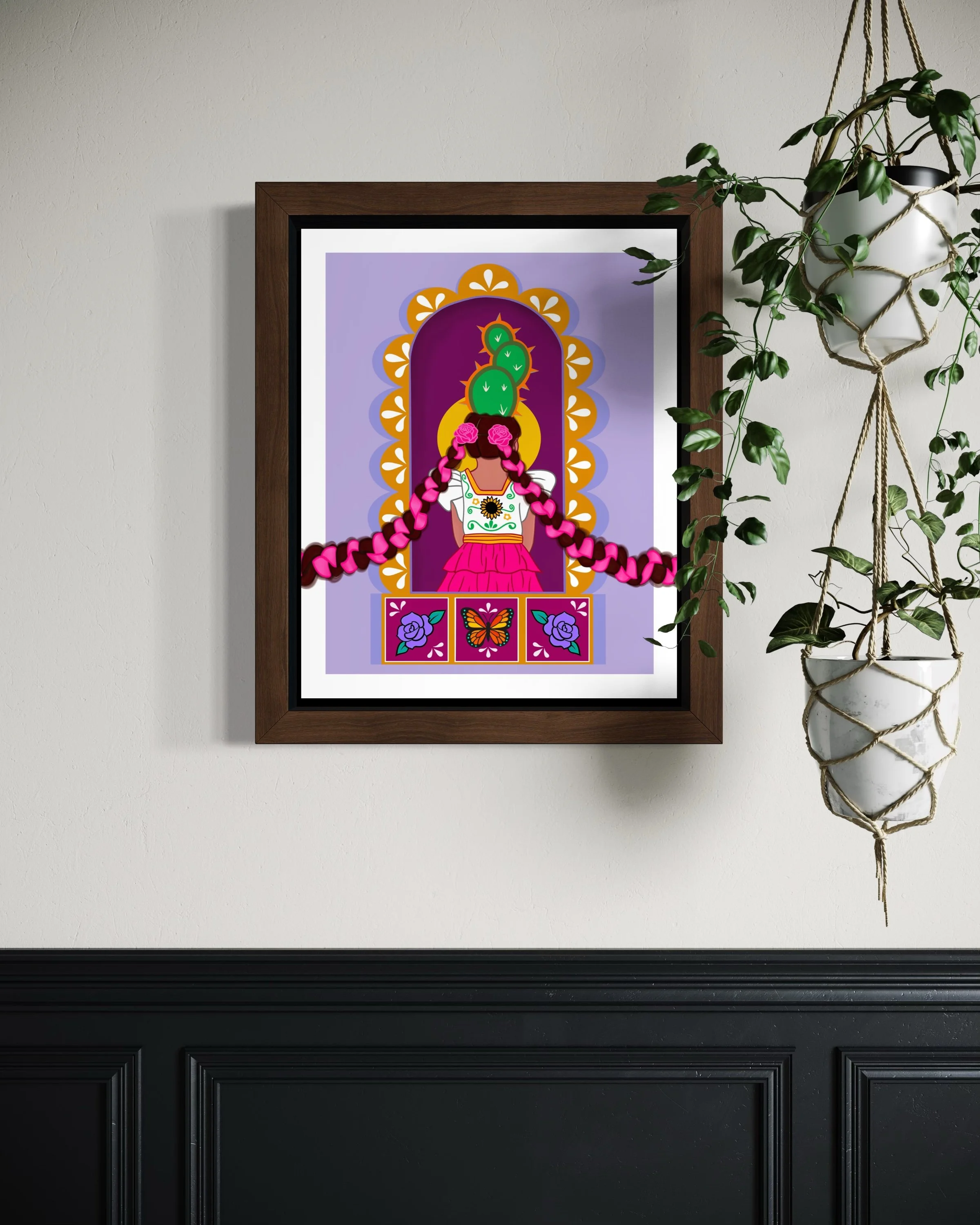 Raíces con Trenzas- La Niña