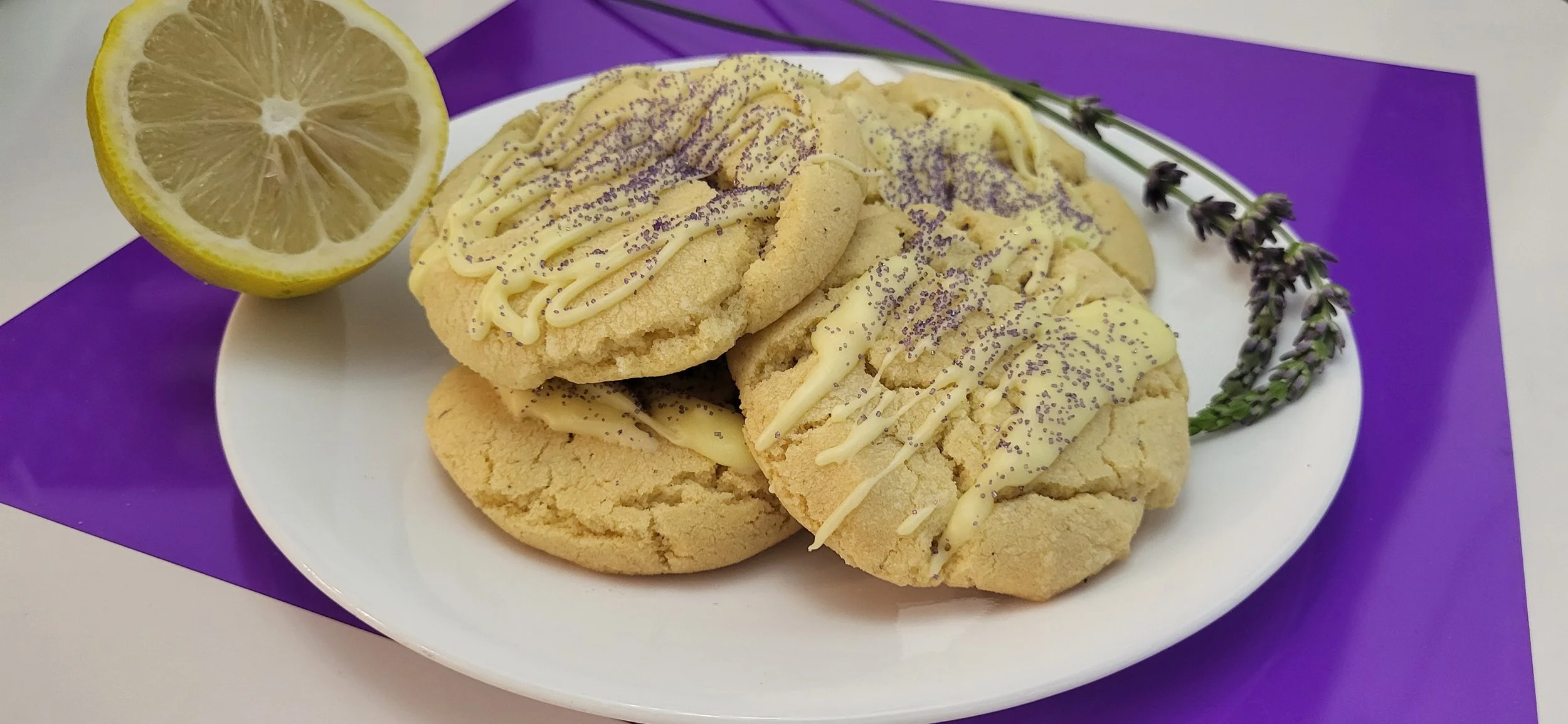 Lemon Lavender Sugar Cookies
