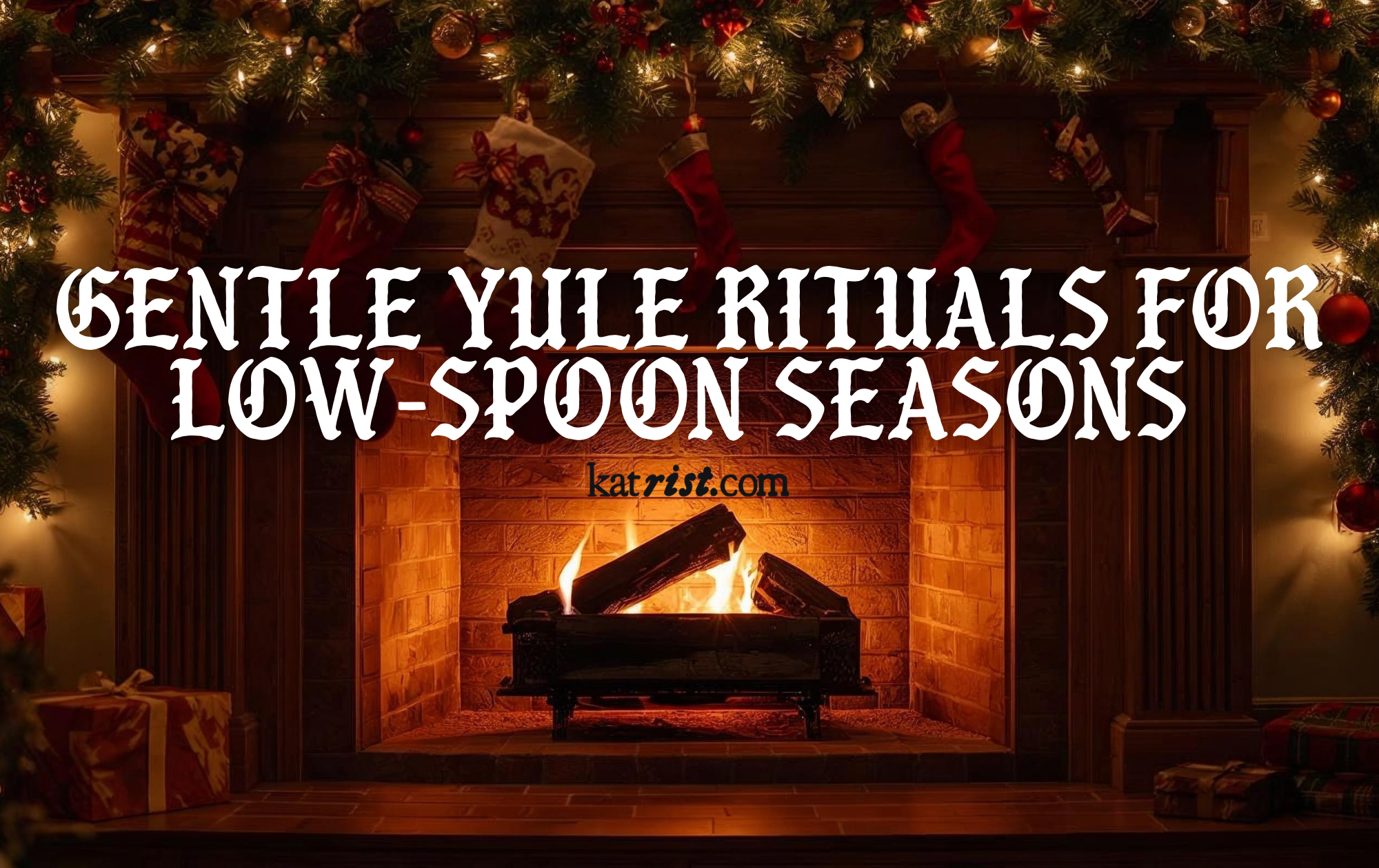 Gentle Yule Rituals for Low-Spoon Seasons