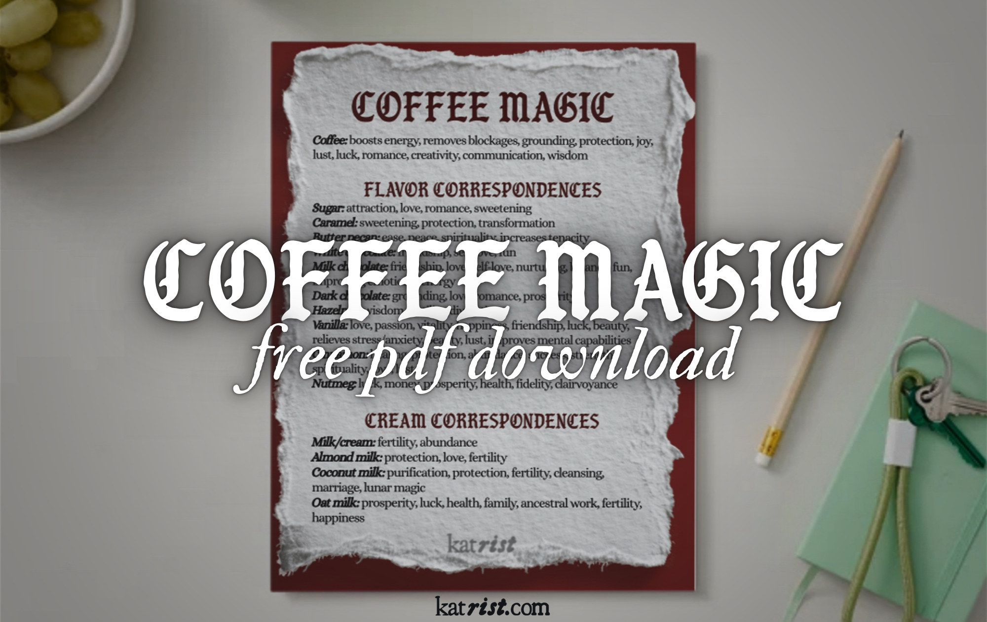 Free Coffee Magic Guide PDF Download