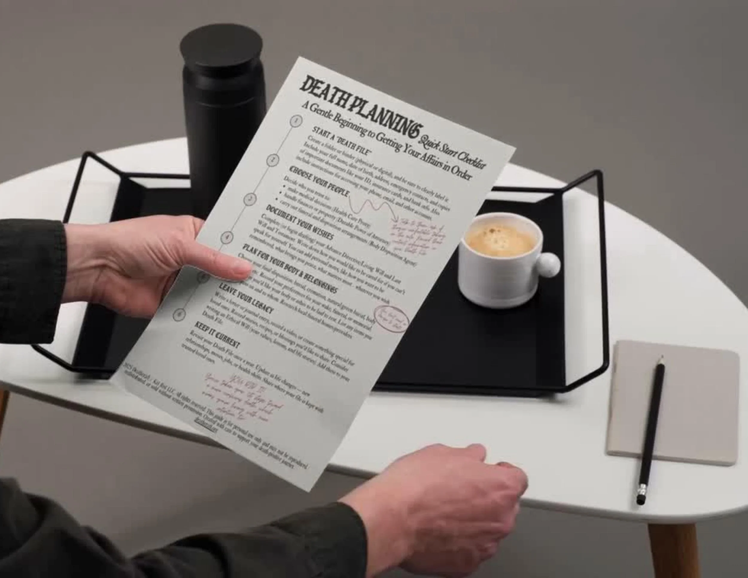 Death Planning Quick Start Checklist