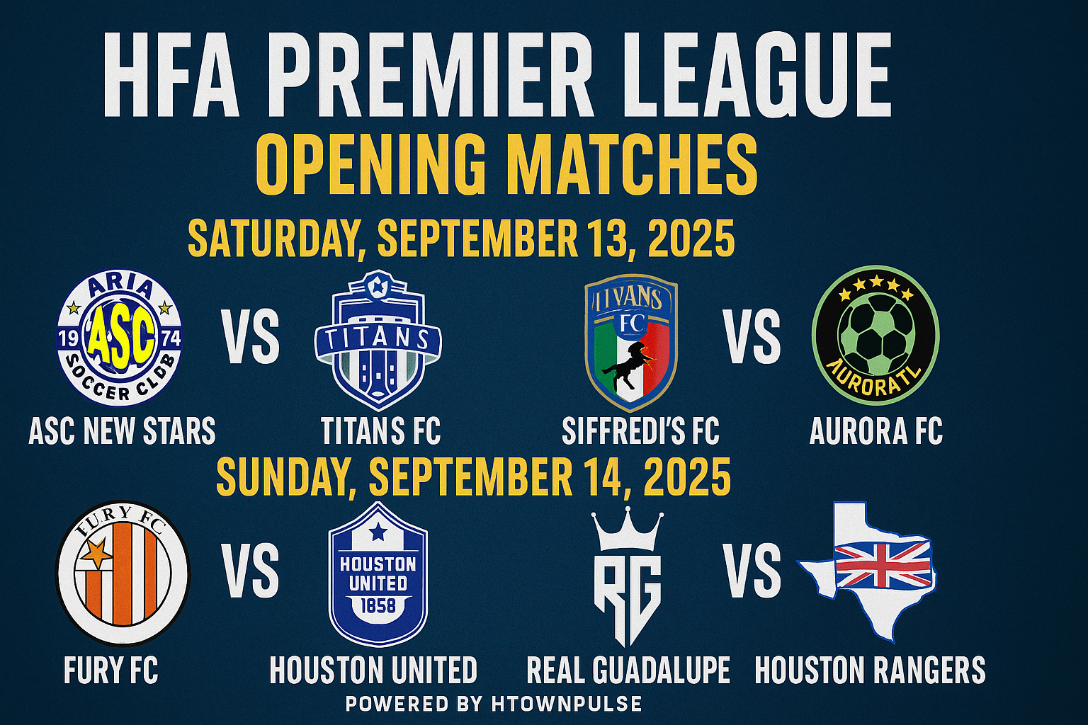 HFA Premier League – Week 1