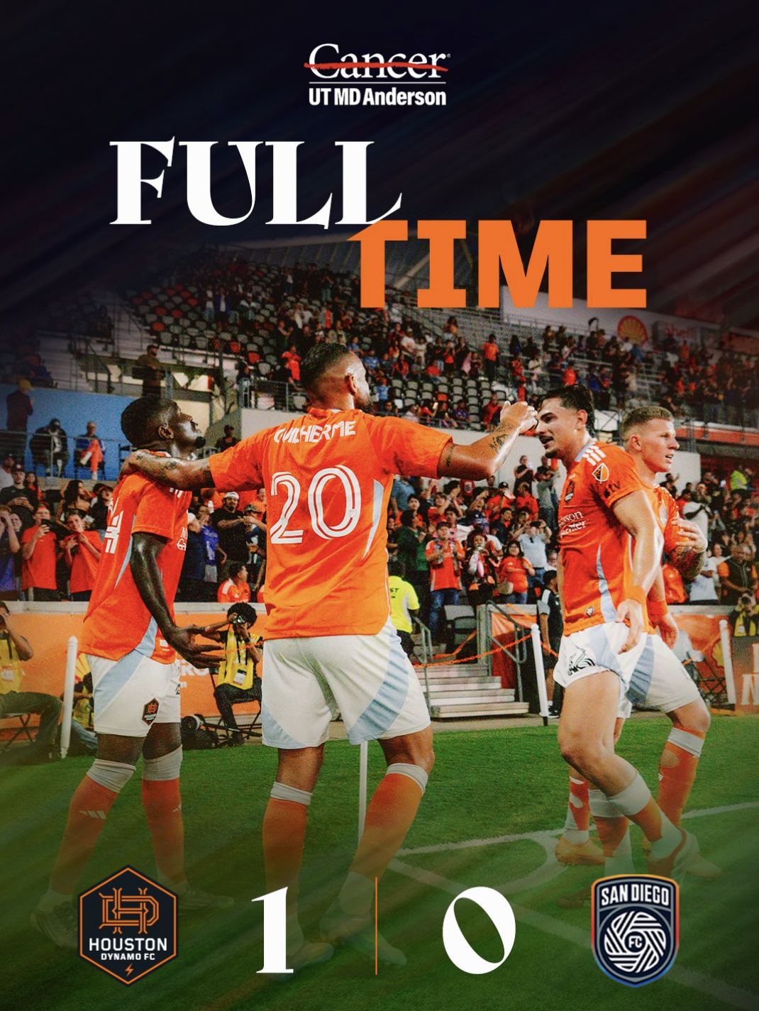 Houston Dynamo Grind Out Gritty 1–0 Win Over San Diego FC