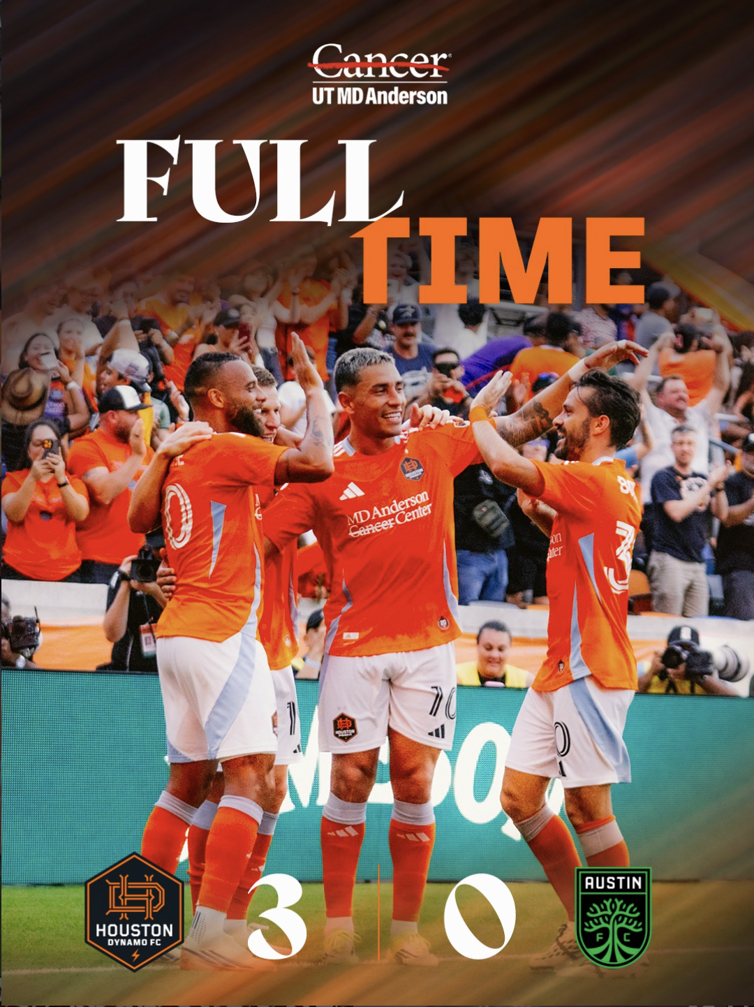 Houston Dynamo Dominate Austin FC 3-0 in Statement Victory at Shell Energy Stadium