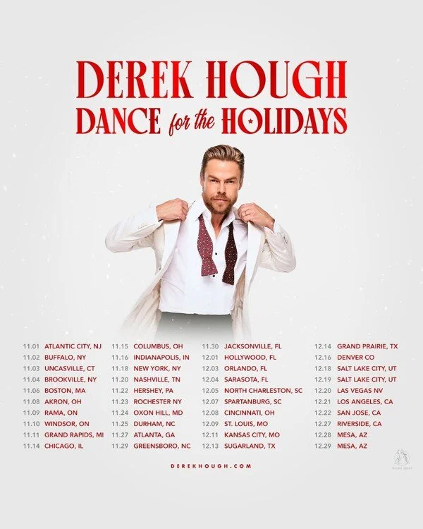 Derek Hough – Dance for the Holidays Tour