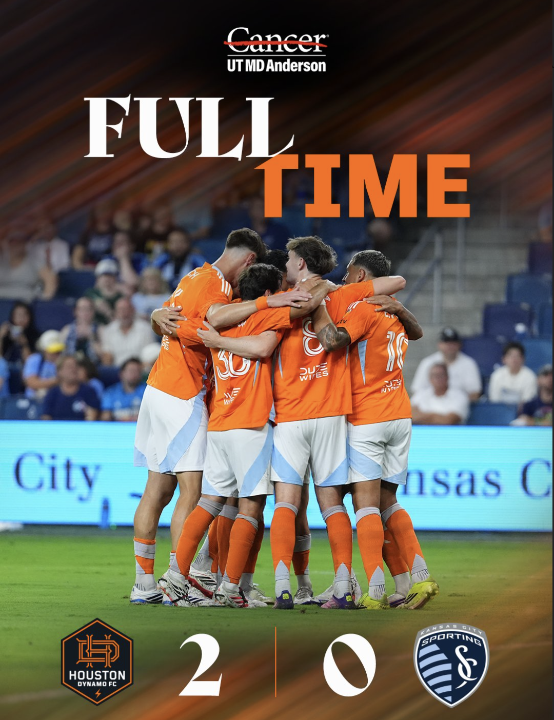Houston Dynamo Take Control in 2-0 Road Victory Over Sporting Kansas City