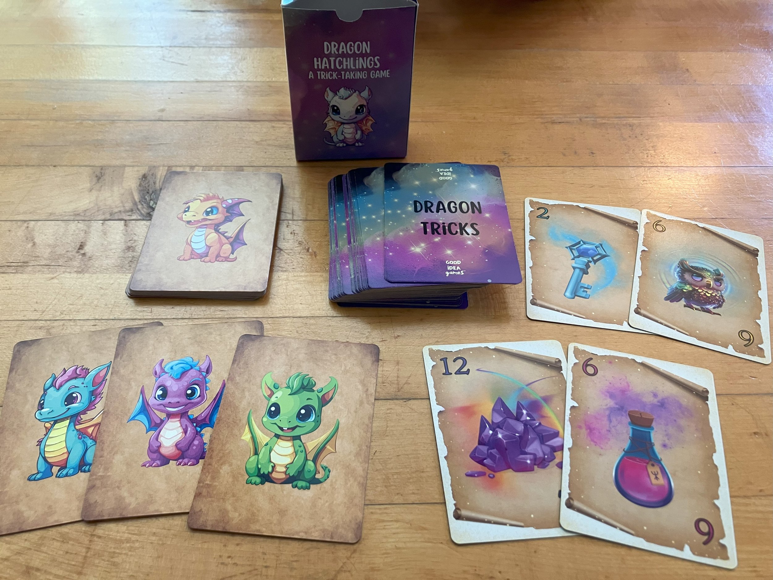 Tricky Dragons prototype. Copyright Good Idea Games 2024.