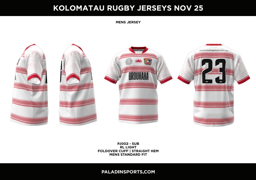 Brouhaha Brewery/Kolomotau RFC replica Jersey/T-shirt material
