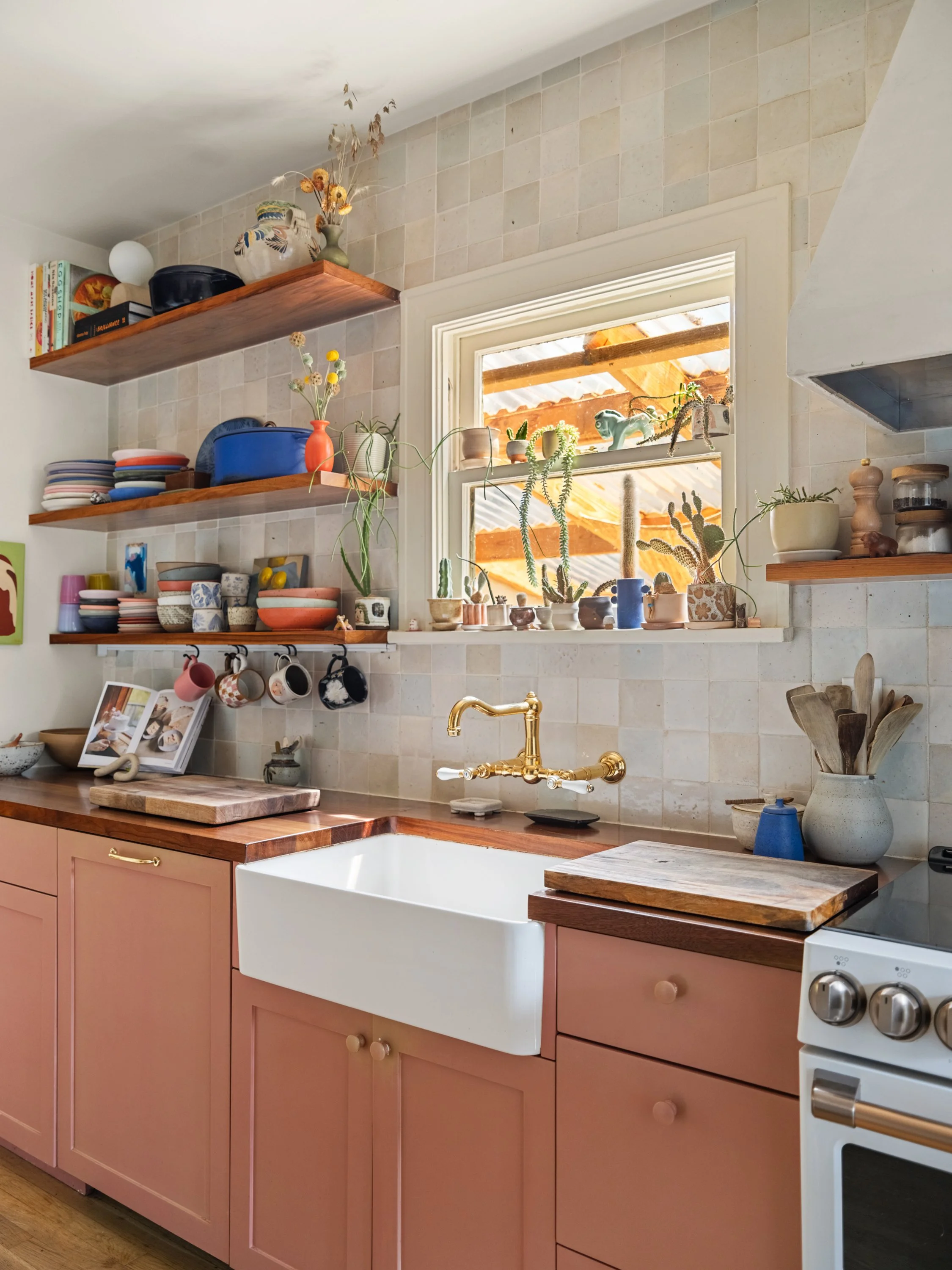 colorful kitchen remodel in Portland, OR