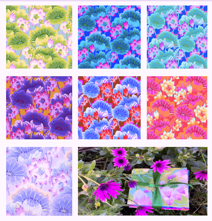 LAKE BLOSSOMS PACK Kaffe Fassett Collective