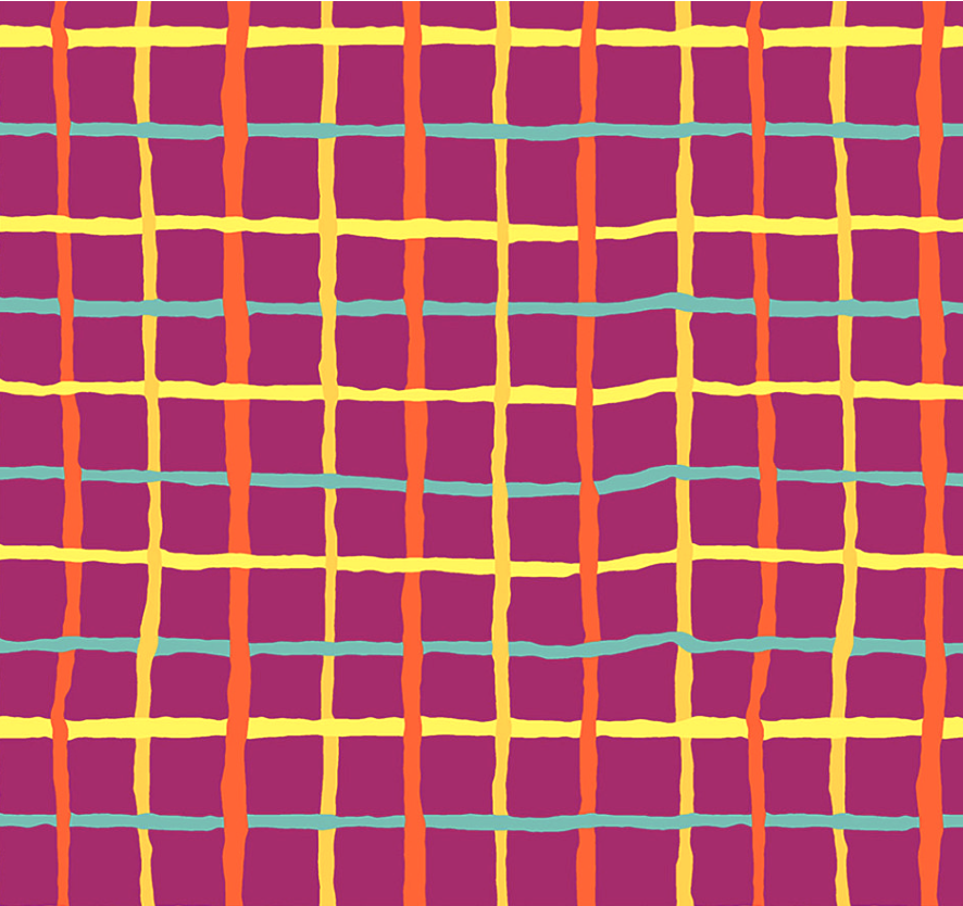 GRID MAGENTA Kaffe Fassett Collective