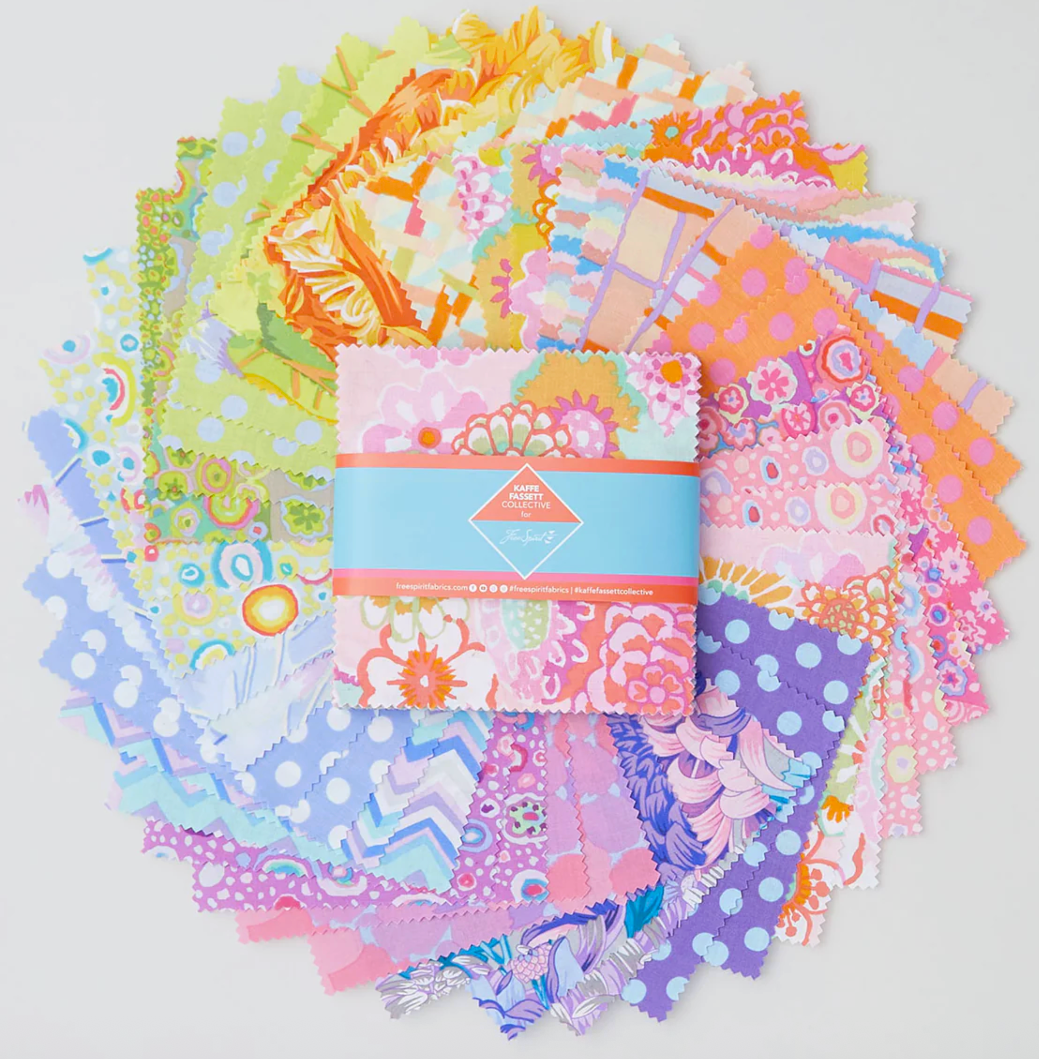 Charm Squares Pack Sorbet by Kaffe Fassett