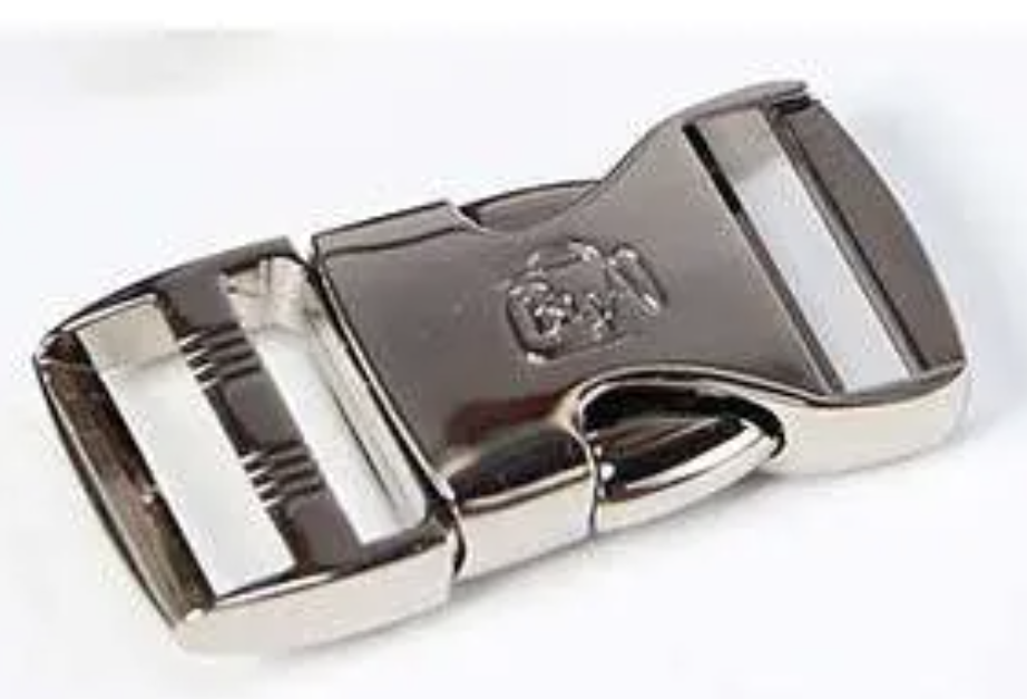 1" Side Release Buckle Nickel